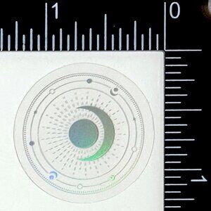 🌀10/$10🌀 Silver Celestial Holographic Translucent Waterproof Vinyl Sticker